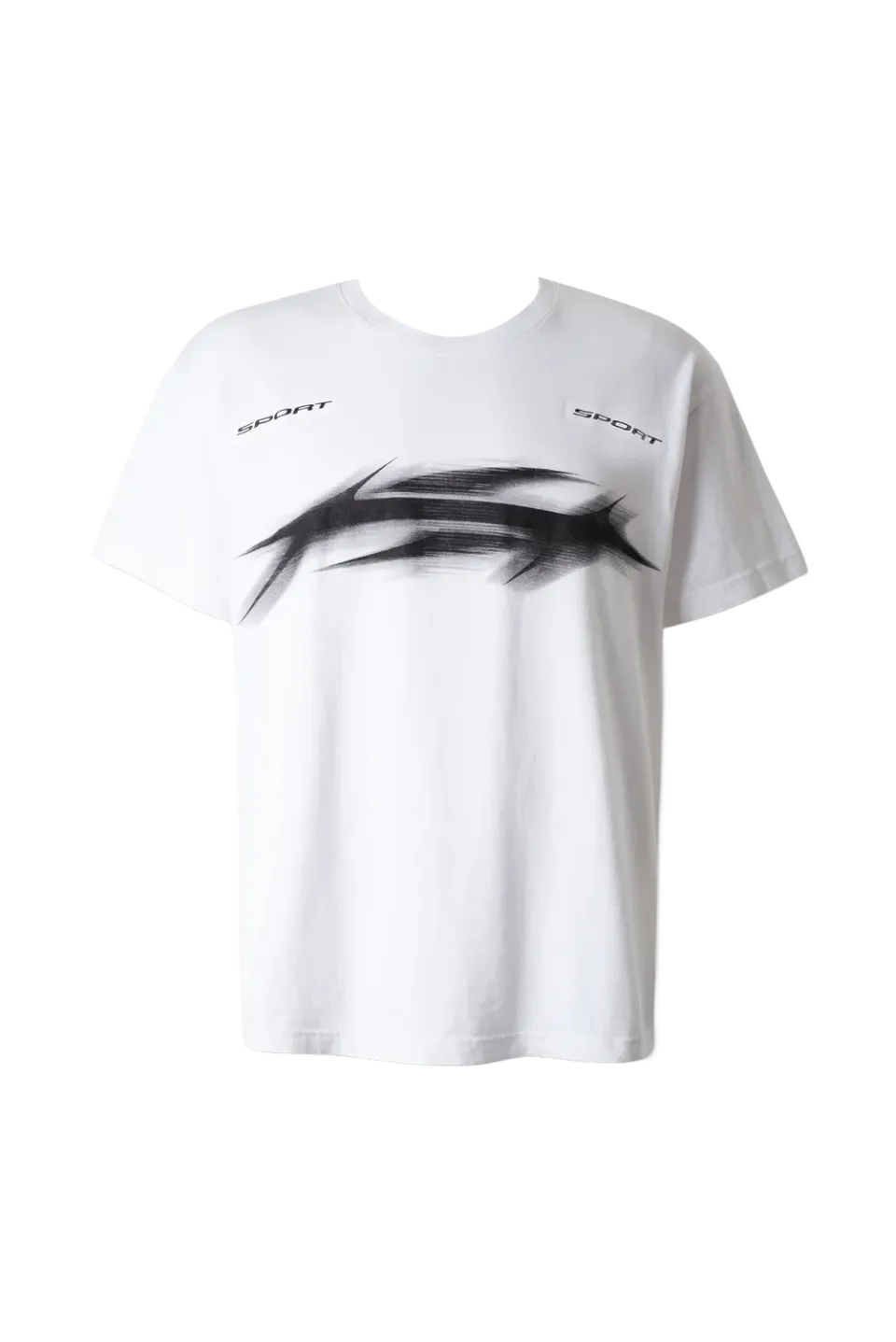 Hellstar Blur T-shirt hvid bomuld med print