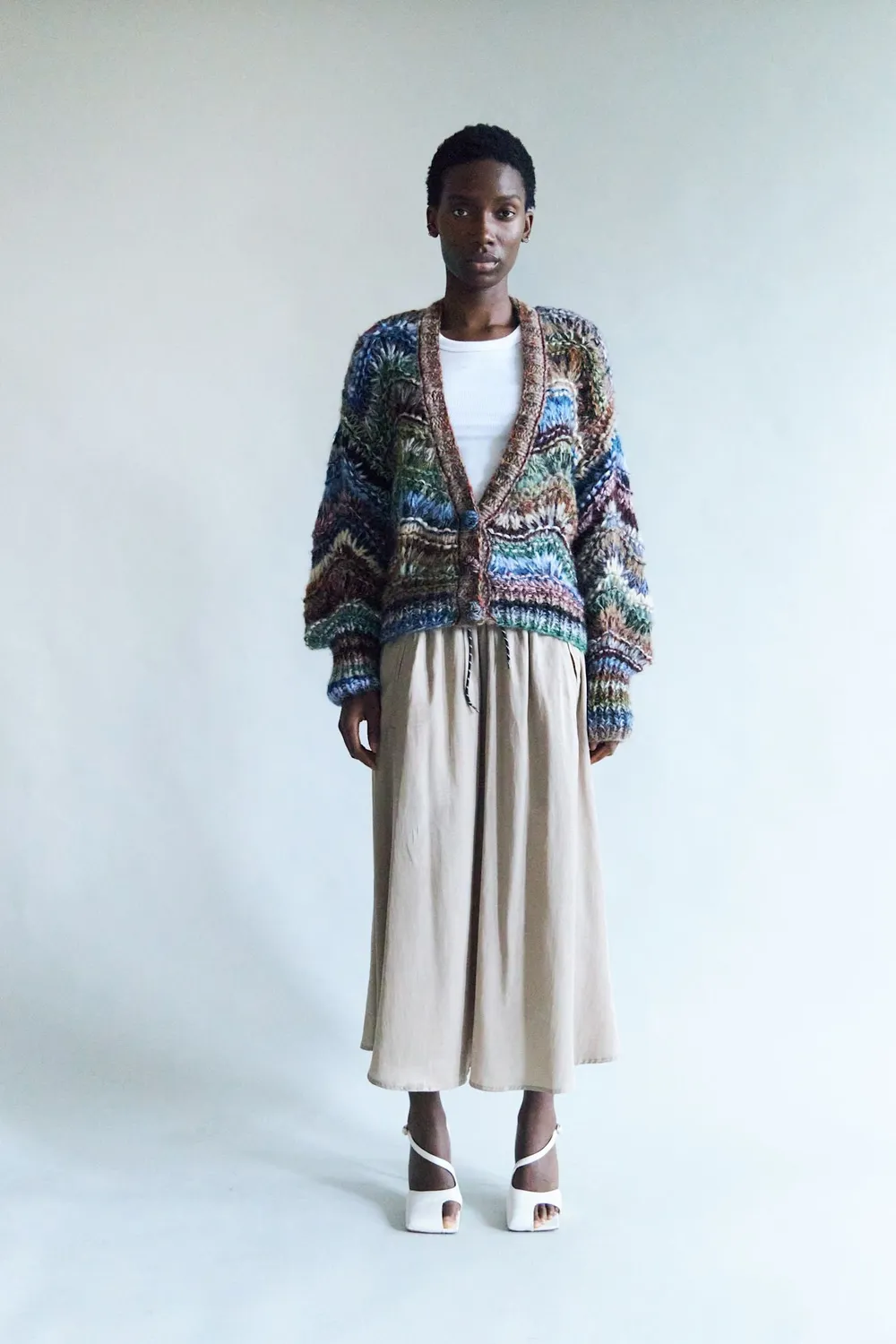 DAWNXDARE Esmeralda Cardigan strikcardigan 990 dark multi mohair