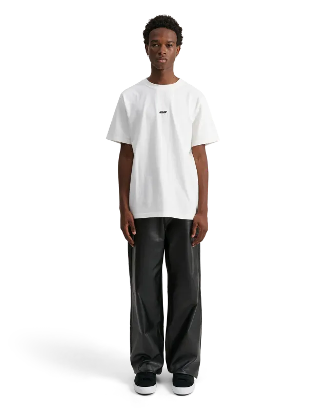 Alis Jeron Essential t-shirt hvid cropped bomuld