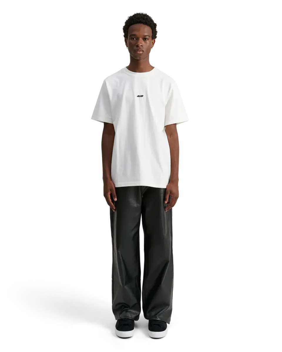 Alis Jeron Essential t-shirt hvid cropped bomuld