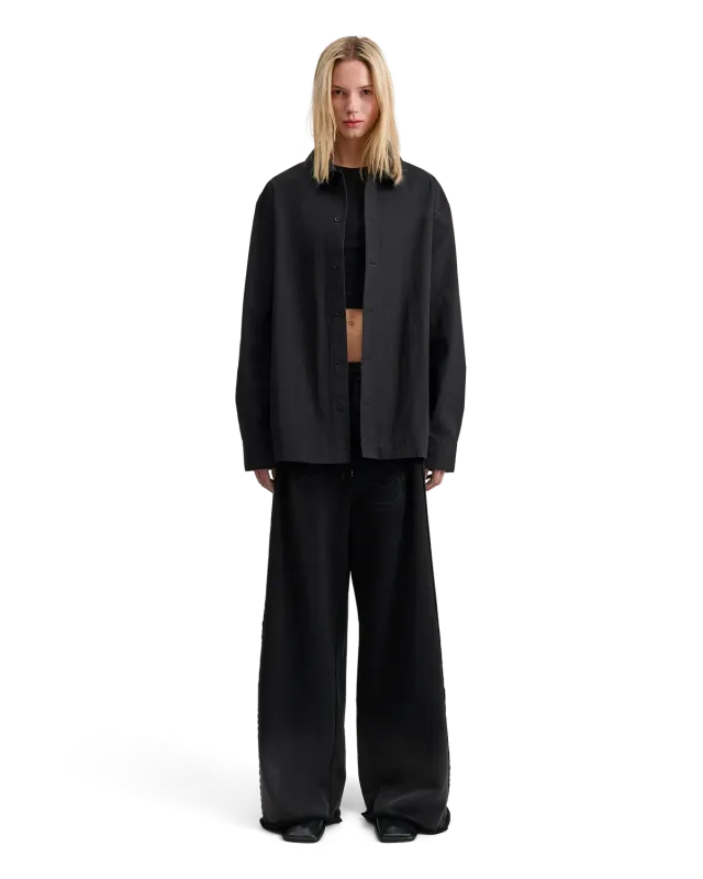 Alis Billey skjorte sort bomuld nylon