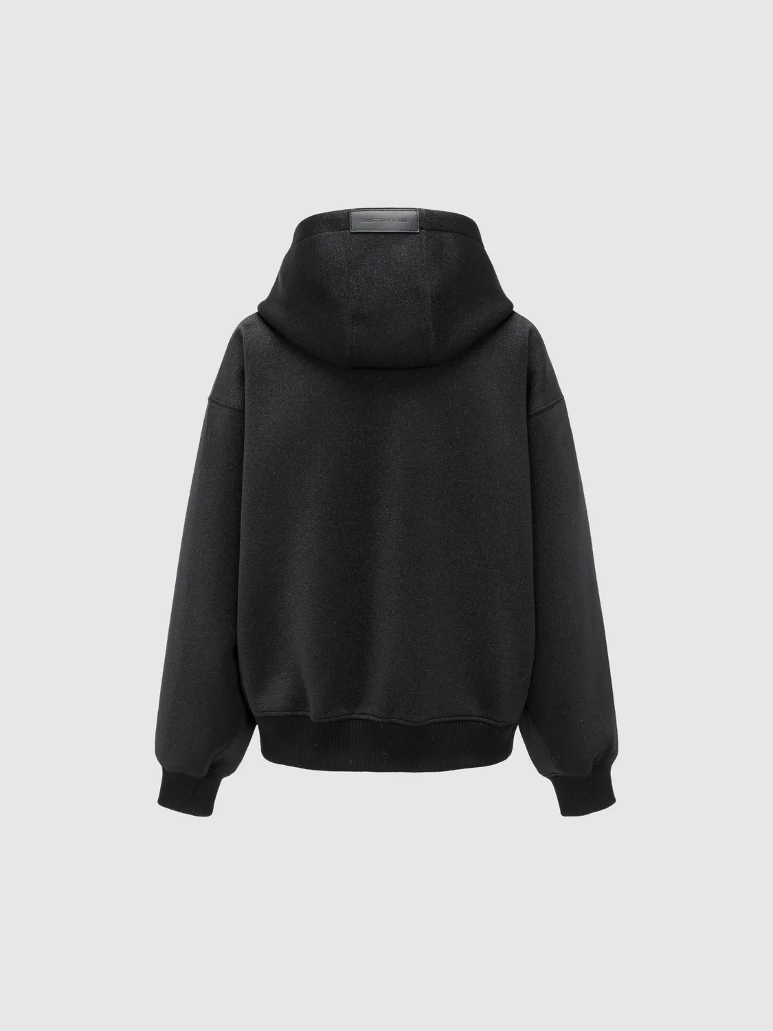 Feng Chen Wang Black Subtle Shimmer hoodie S-M-L