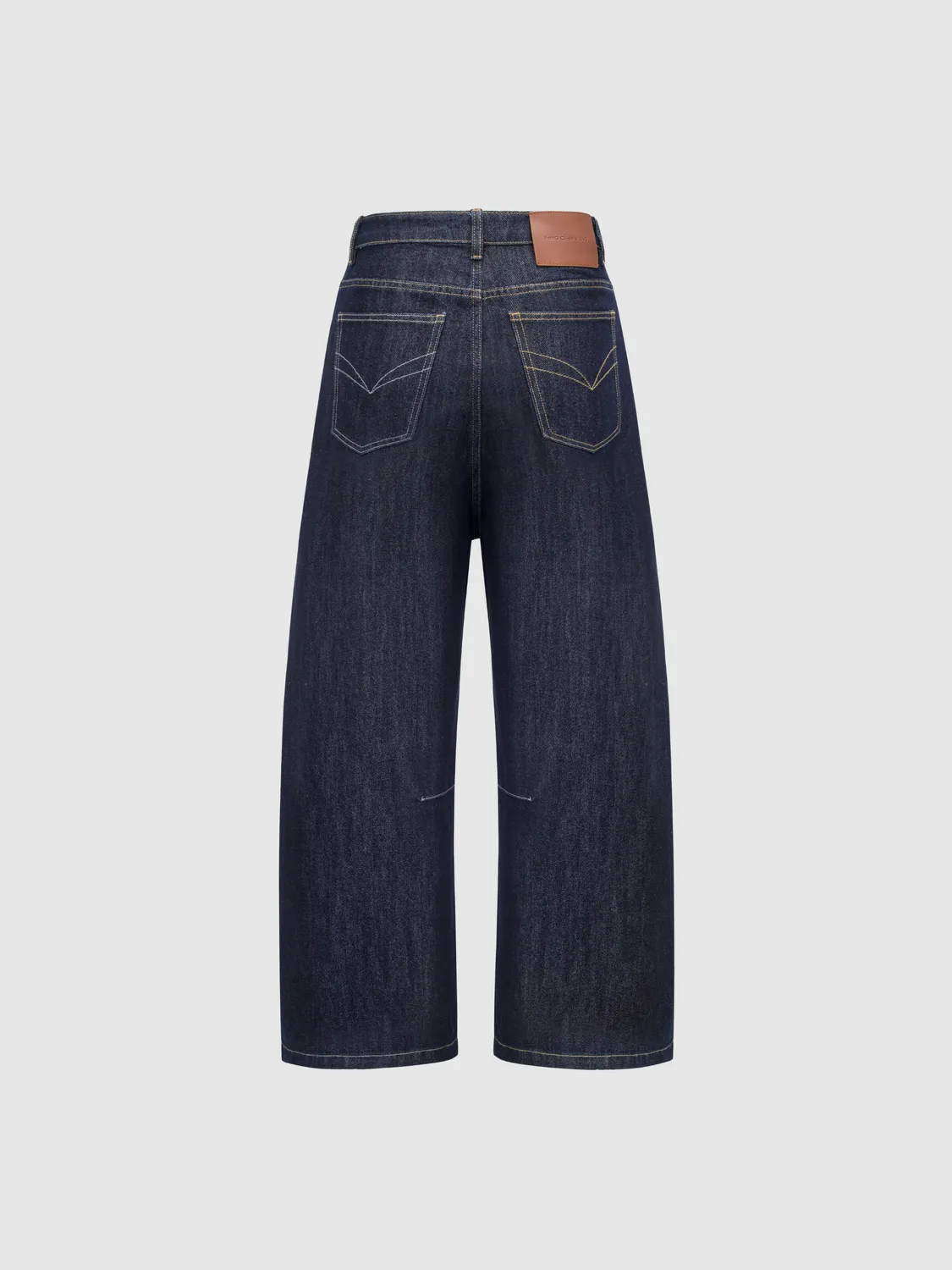 Feng Chen Wang Navy Glitter Denim Pants jeans navy