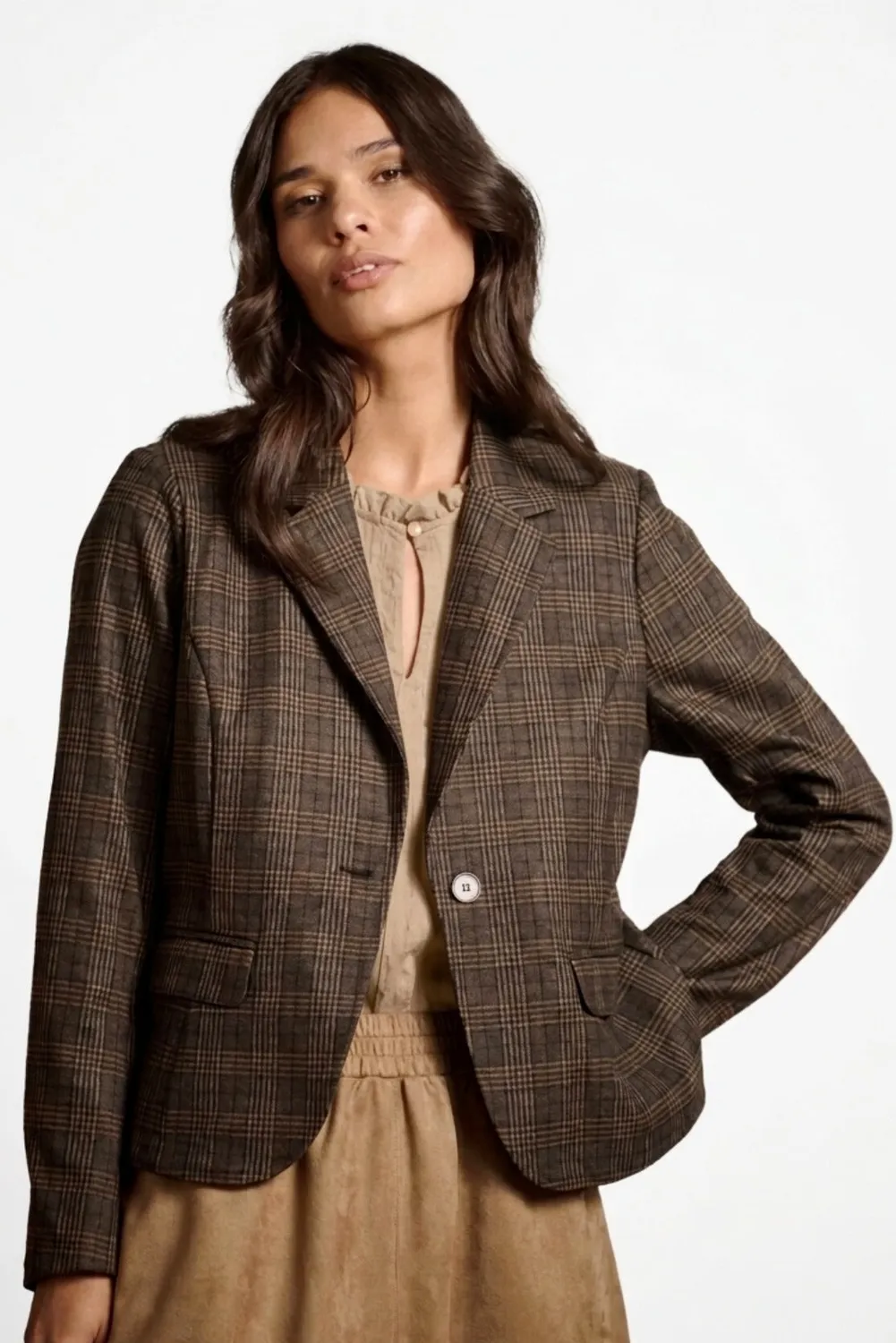 IN FRONT Nete blazer ternet