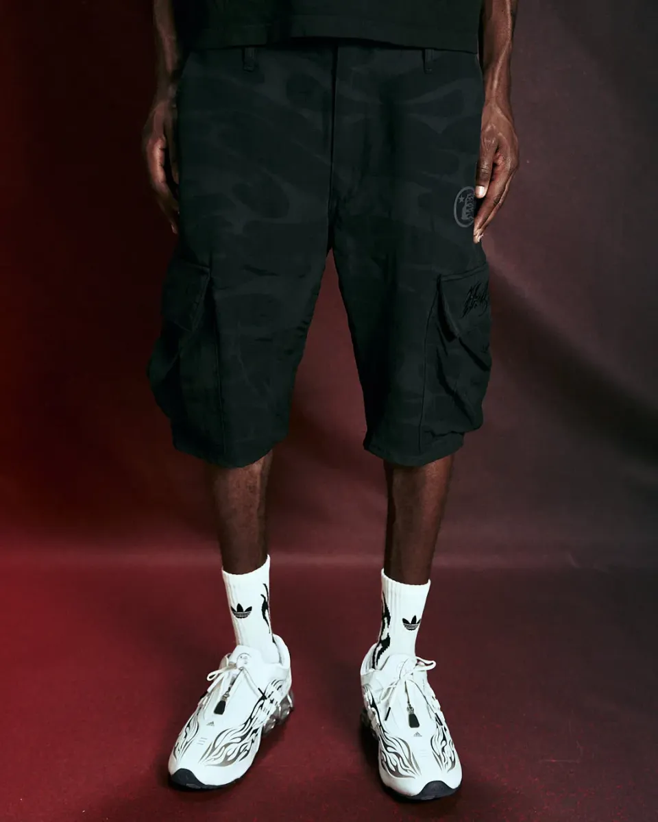 Hellstar Tribal Camo cargos shorts sort