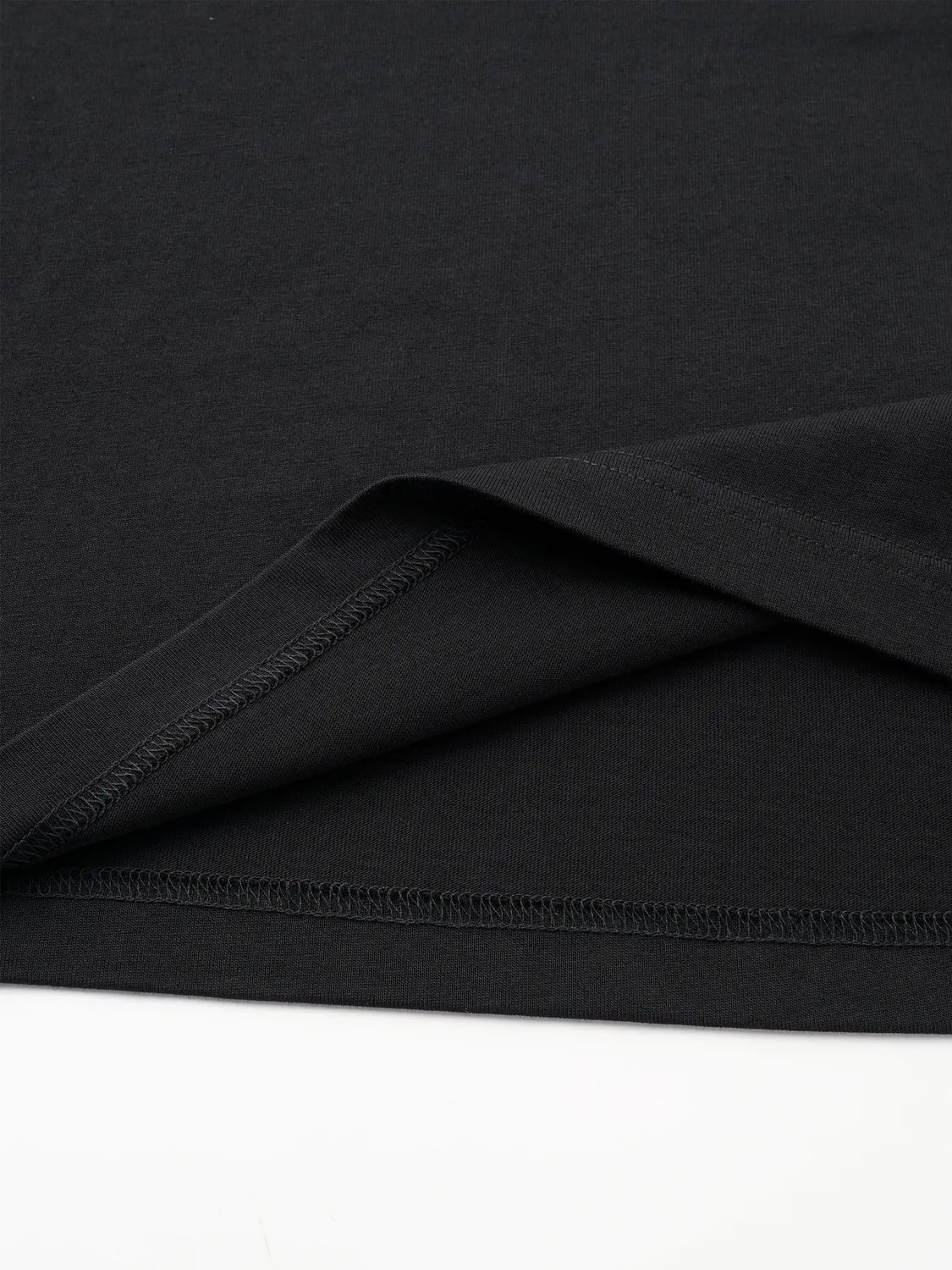 Feng Chen Wang Deconstructed langærmet t-shirt sort