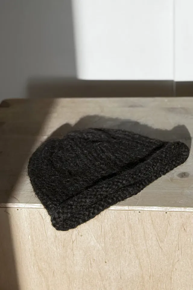 Dawnxdare Beanie 199 Black hue sort mohair