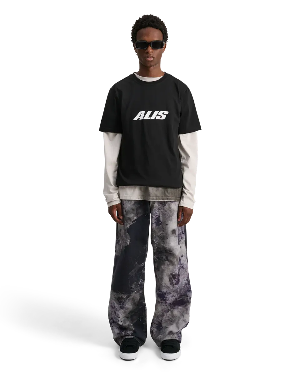 Alis Jeron t-shirt sort cropped bomuld XS-XXL