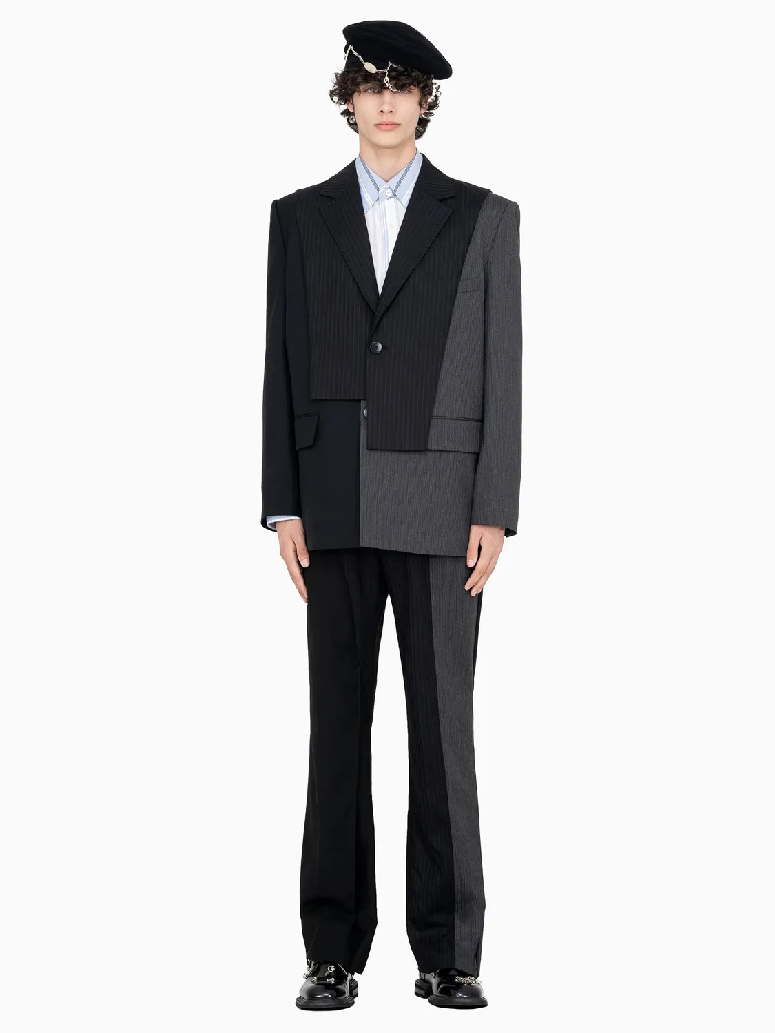 Feng Chen Wang Deconstructed Two Piece Suit blazer uld