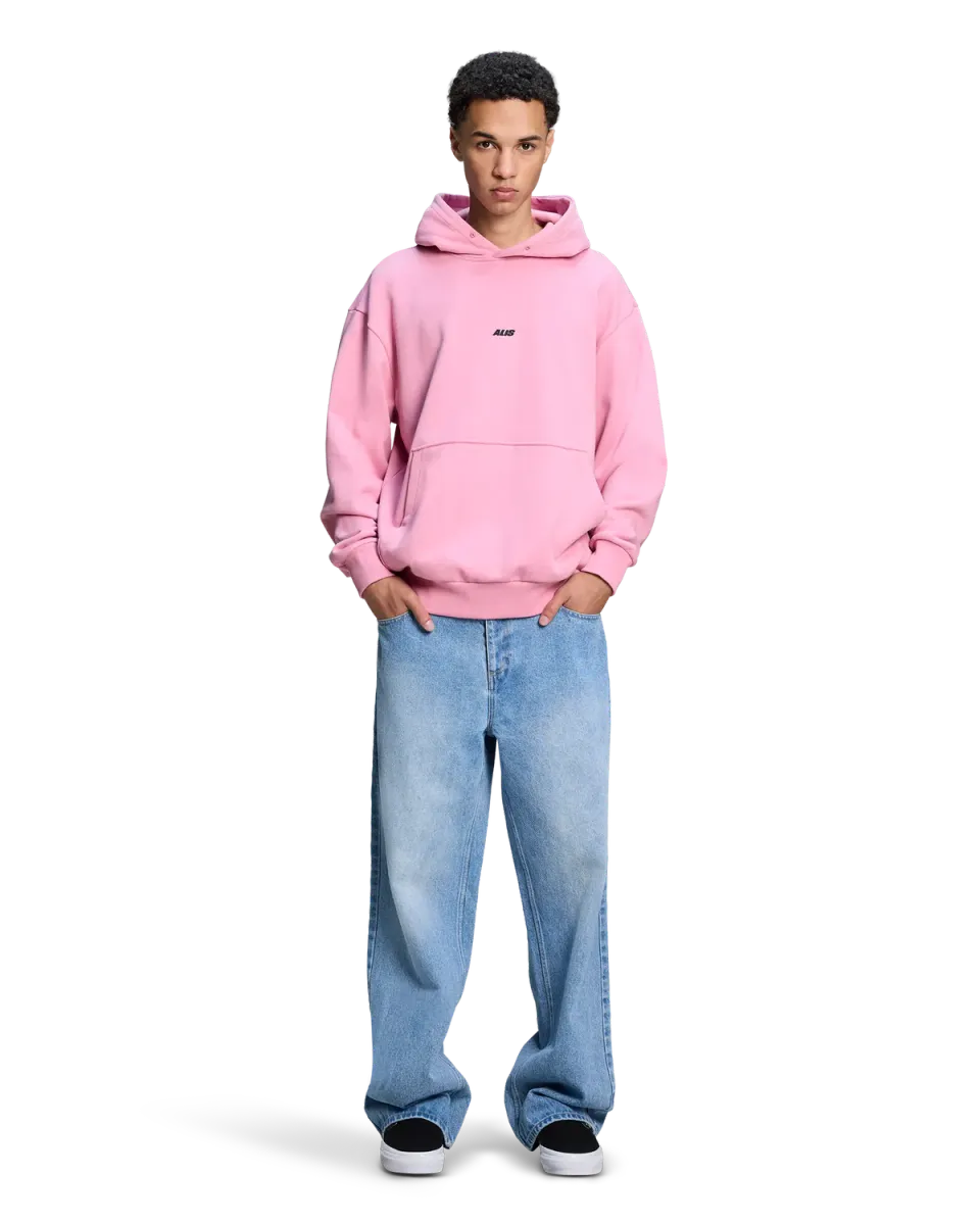 Alis Aori hoodie pink oversized bomuld