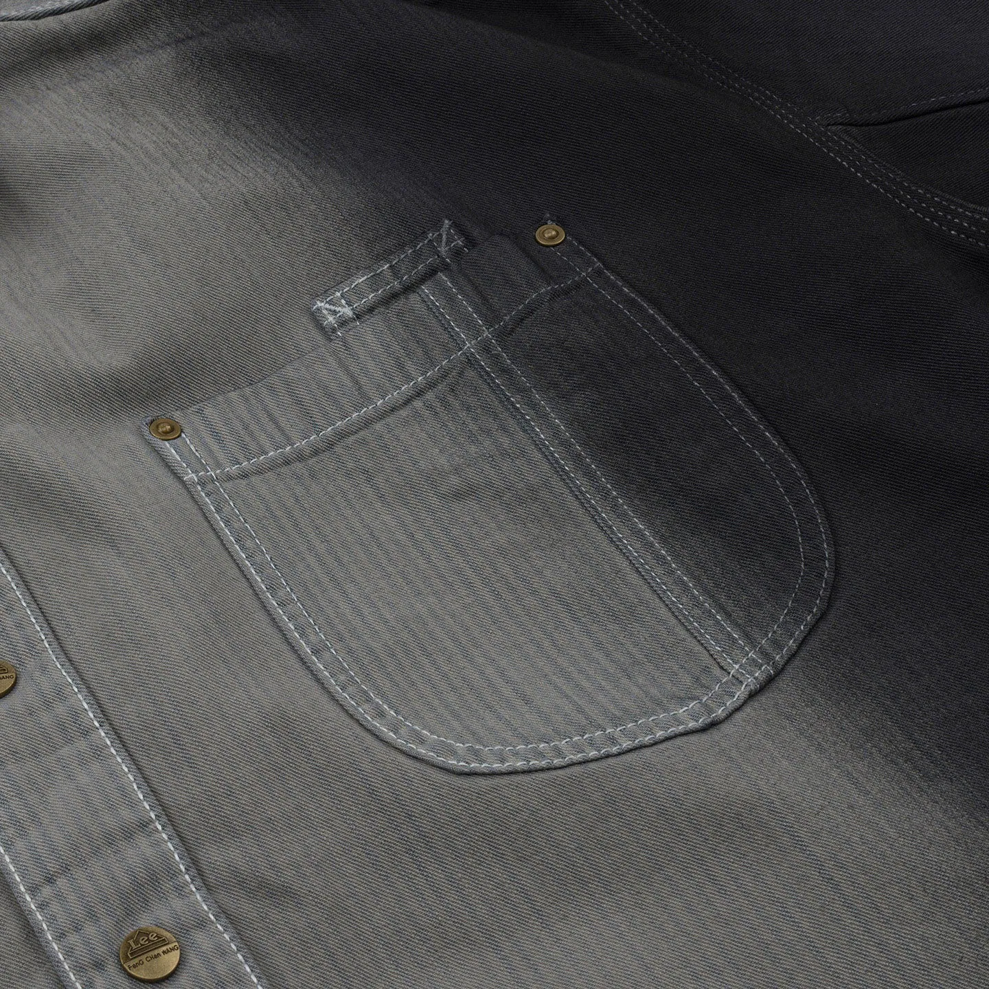 Lee x Feng Chen Wang denimskjorte hickory herre