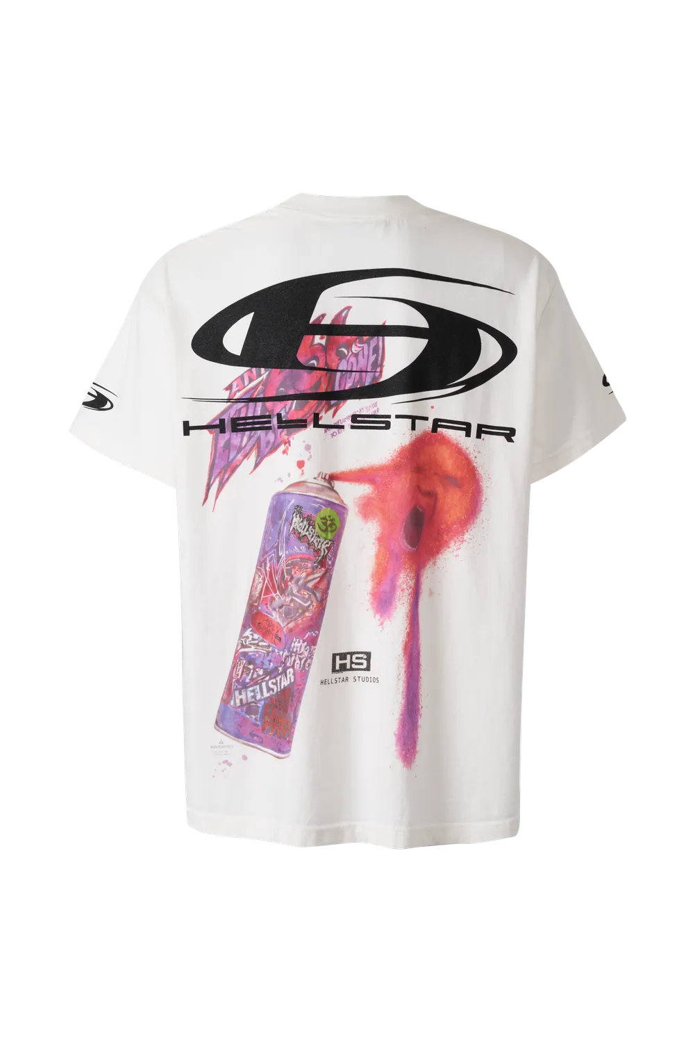 Hellstar Anti-Spray HSSTU1TE07 t-shirt hvid vintage