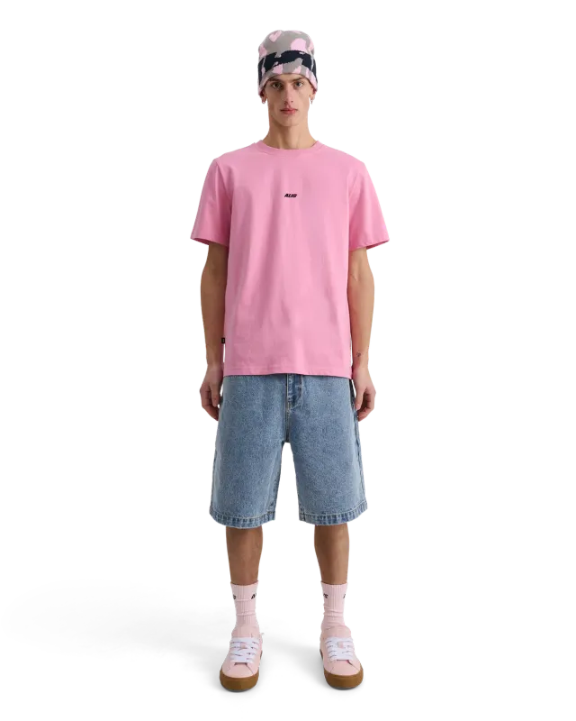 Alis Jeron t-shirt Solid Pink cropped