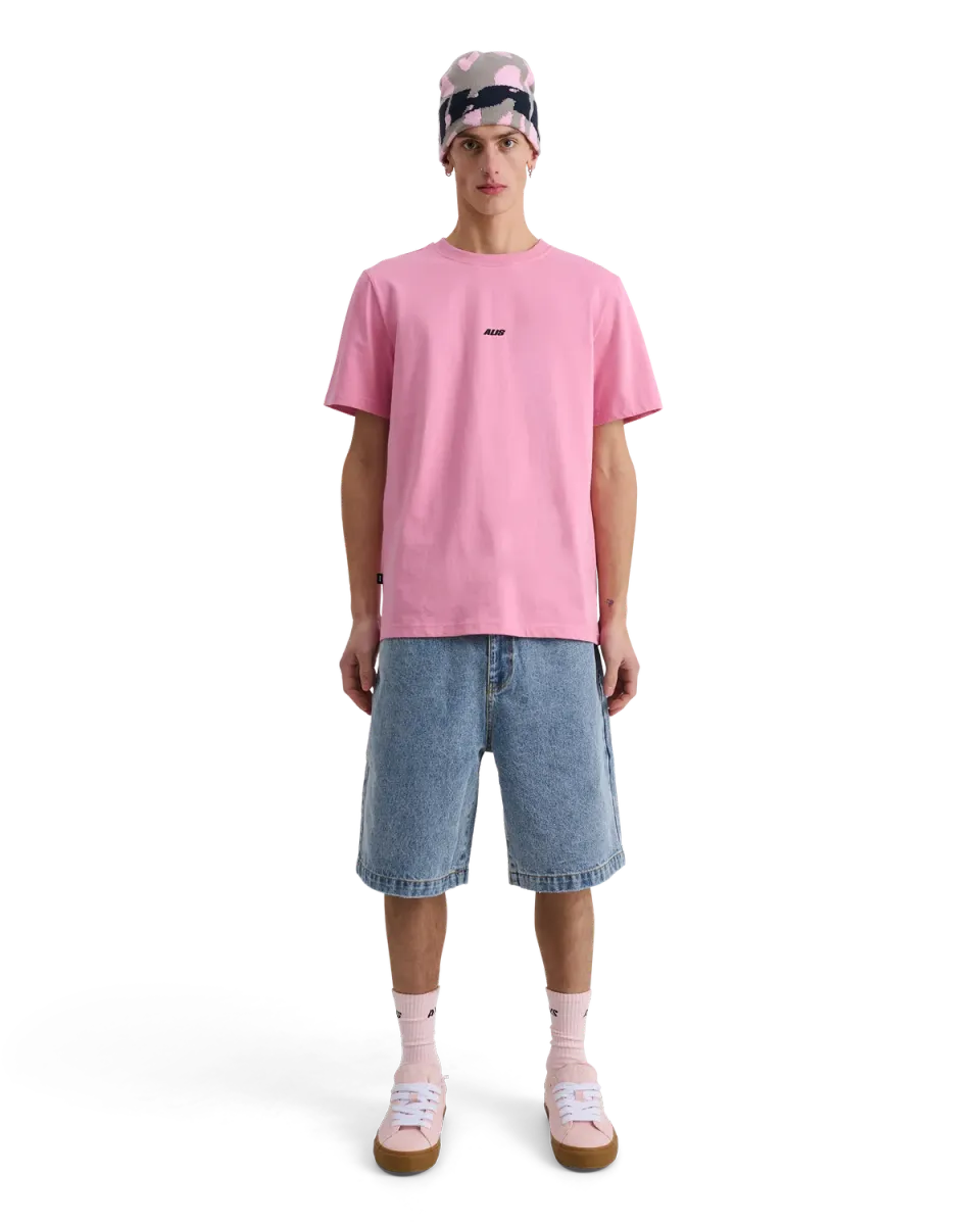 Alis Jeron t-shirt Solid Pink cropped