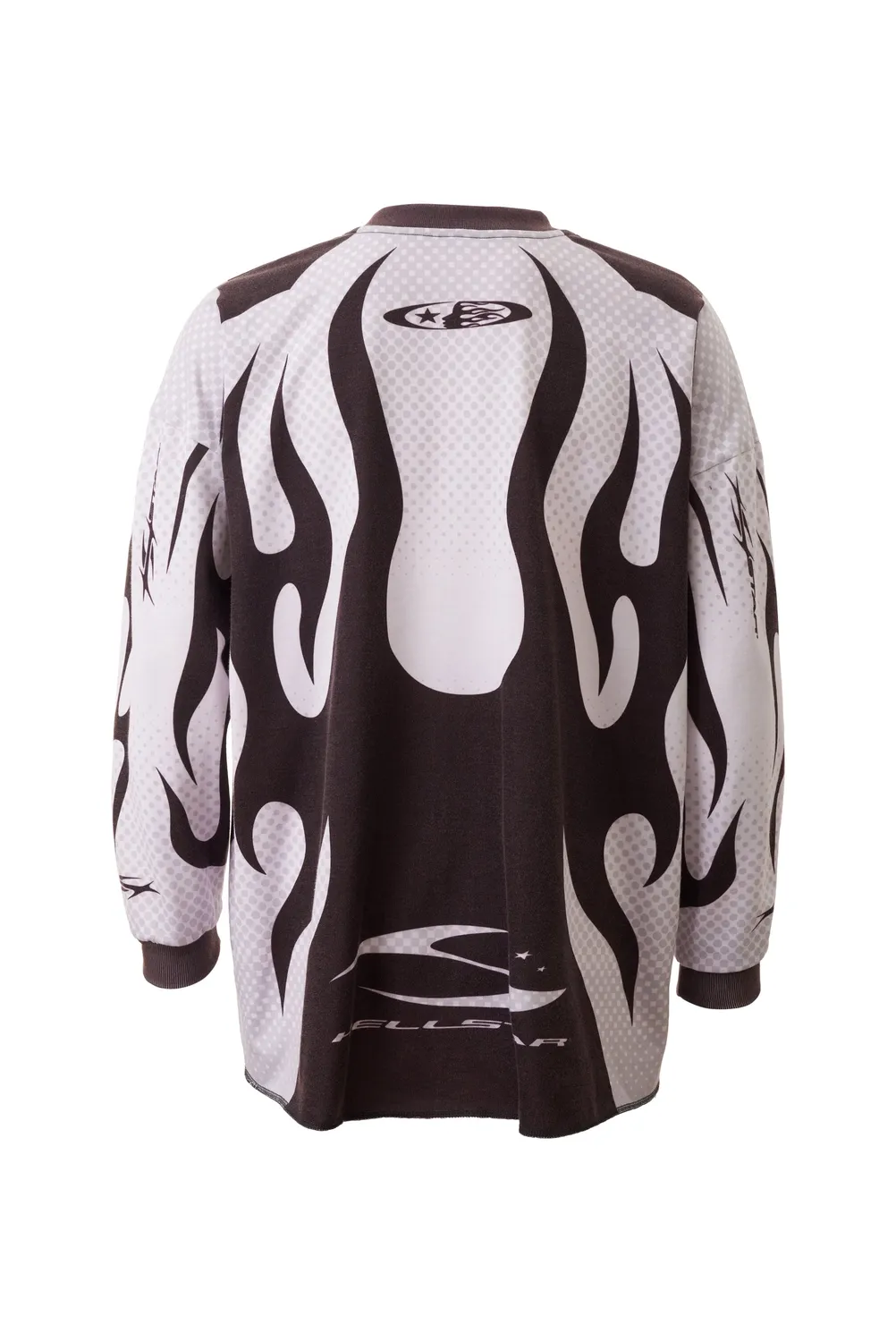 Hellstar Moto HSS26LS02 jersey hvid langærmet