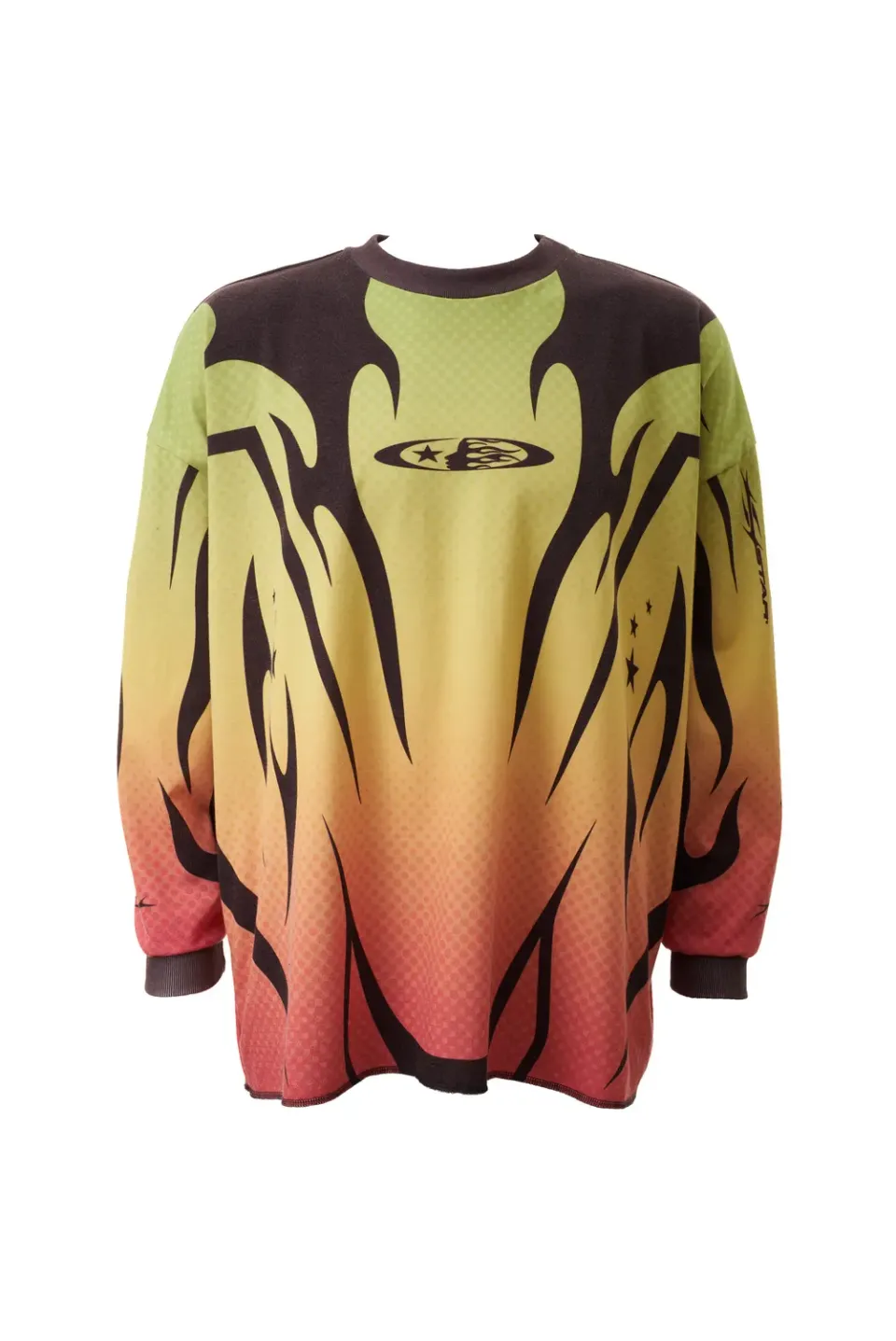 Hellstar Moto Jersey gul langærmet