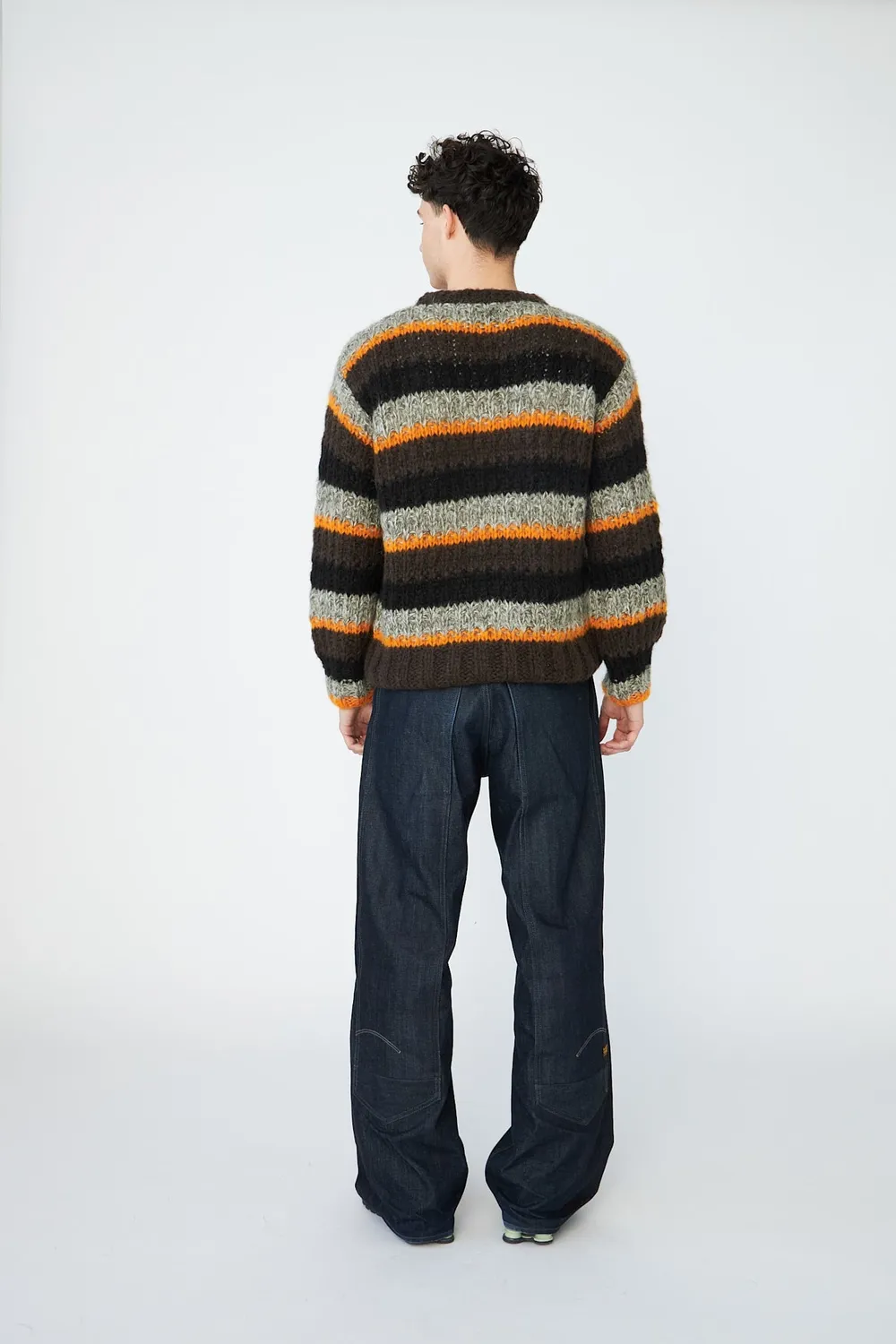 DAWNXDARE Savannah pullover 956 coffee stribet