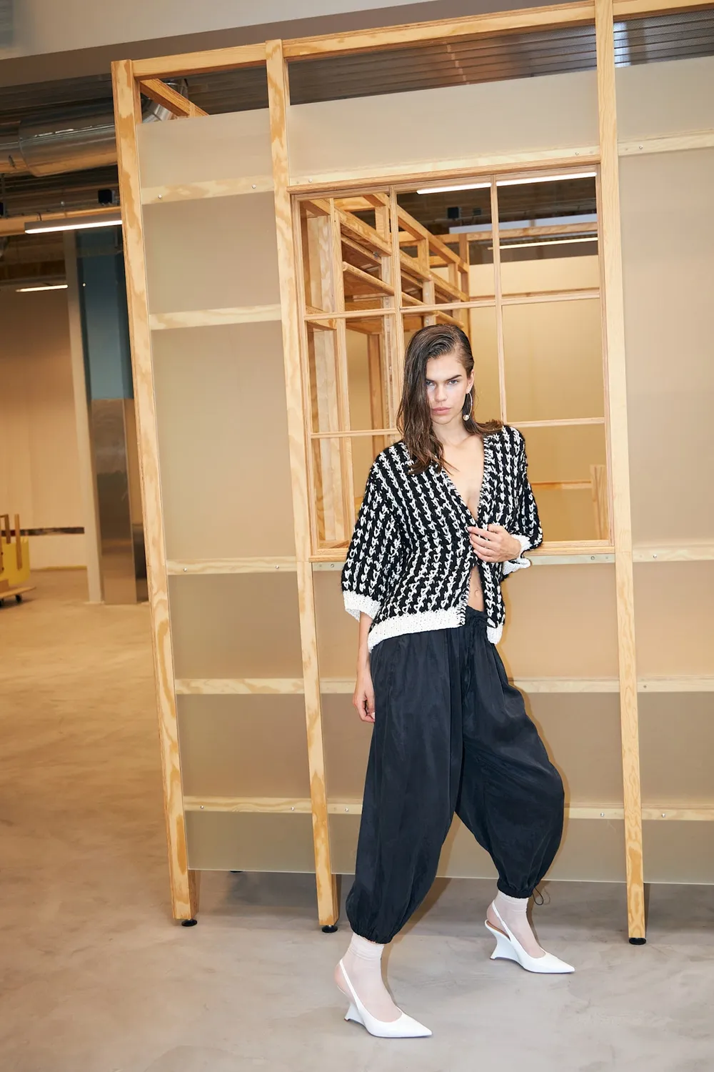 DAWNXDARE ANNIE cardigan 199 black økologisk bomuld