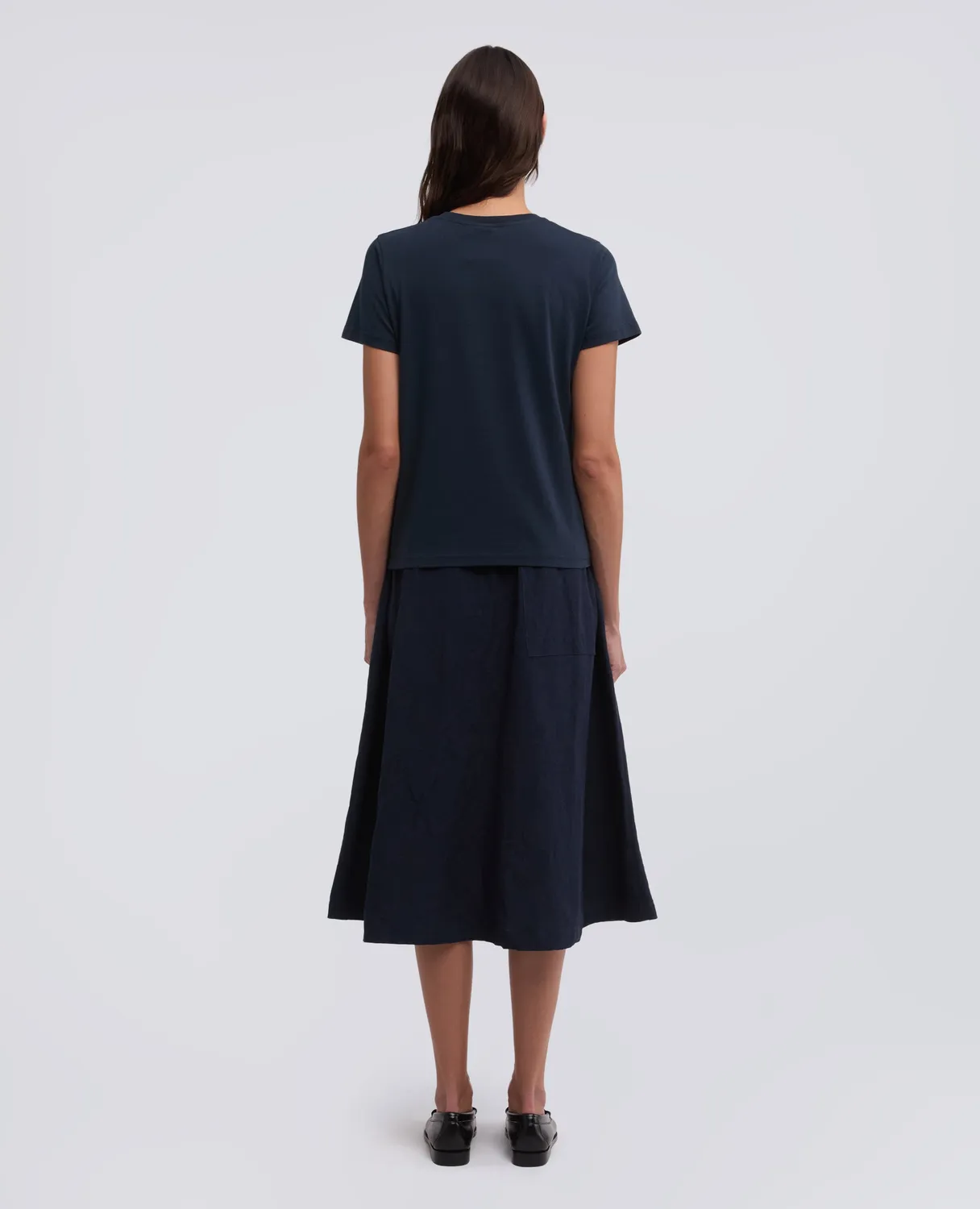 Aspesi Silenzio T-shirt navy capsule japan print