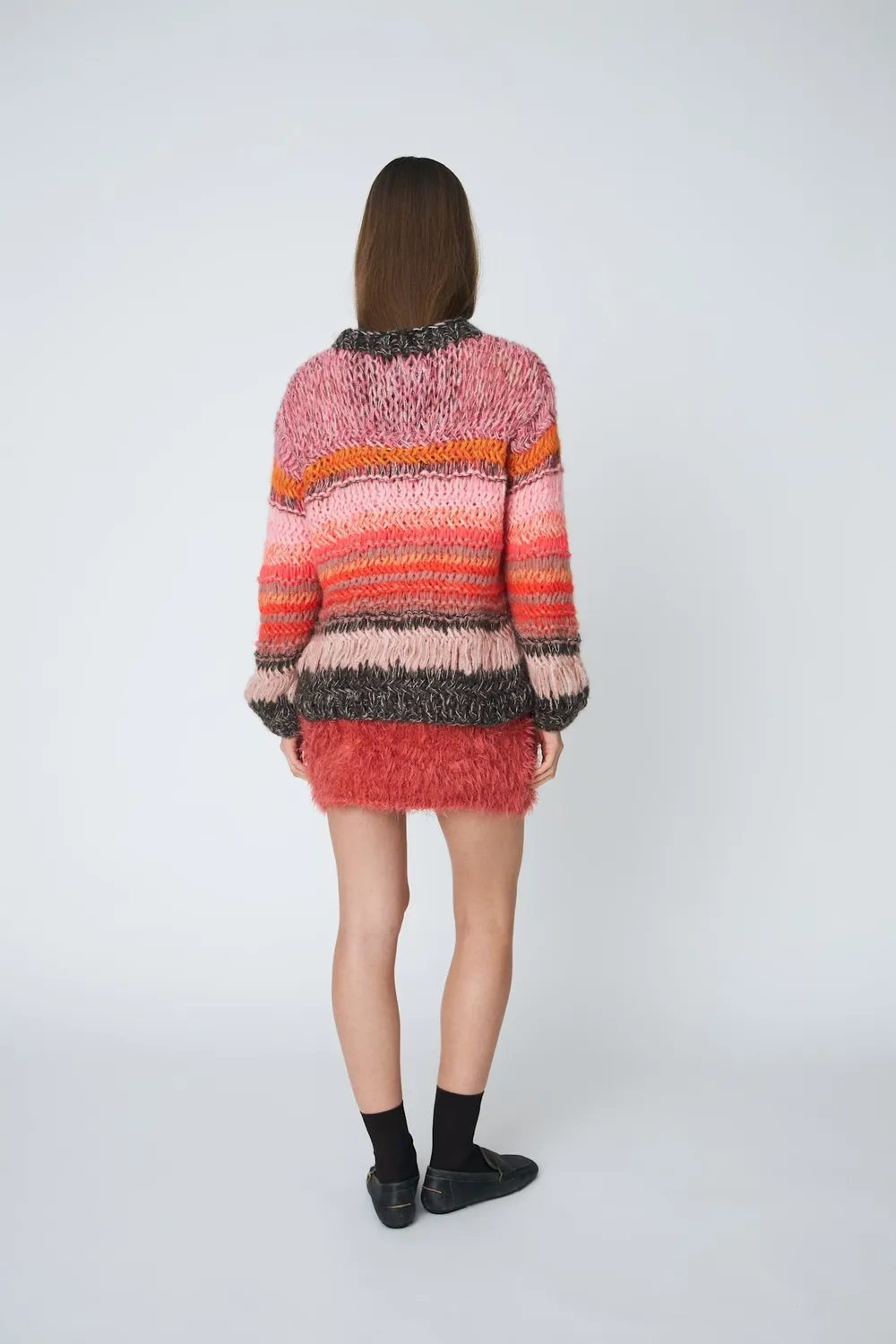 DAWNXDARE Genova pullover 220 Coral Pink mohair