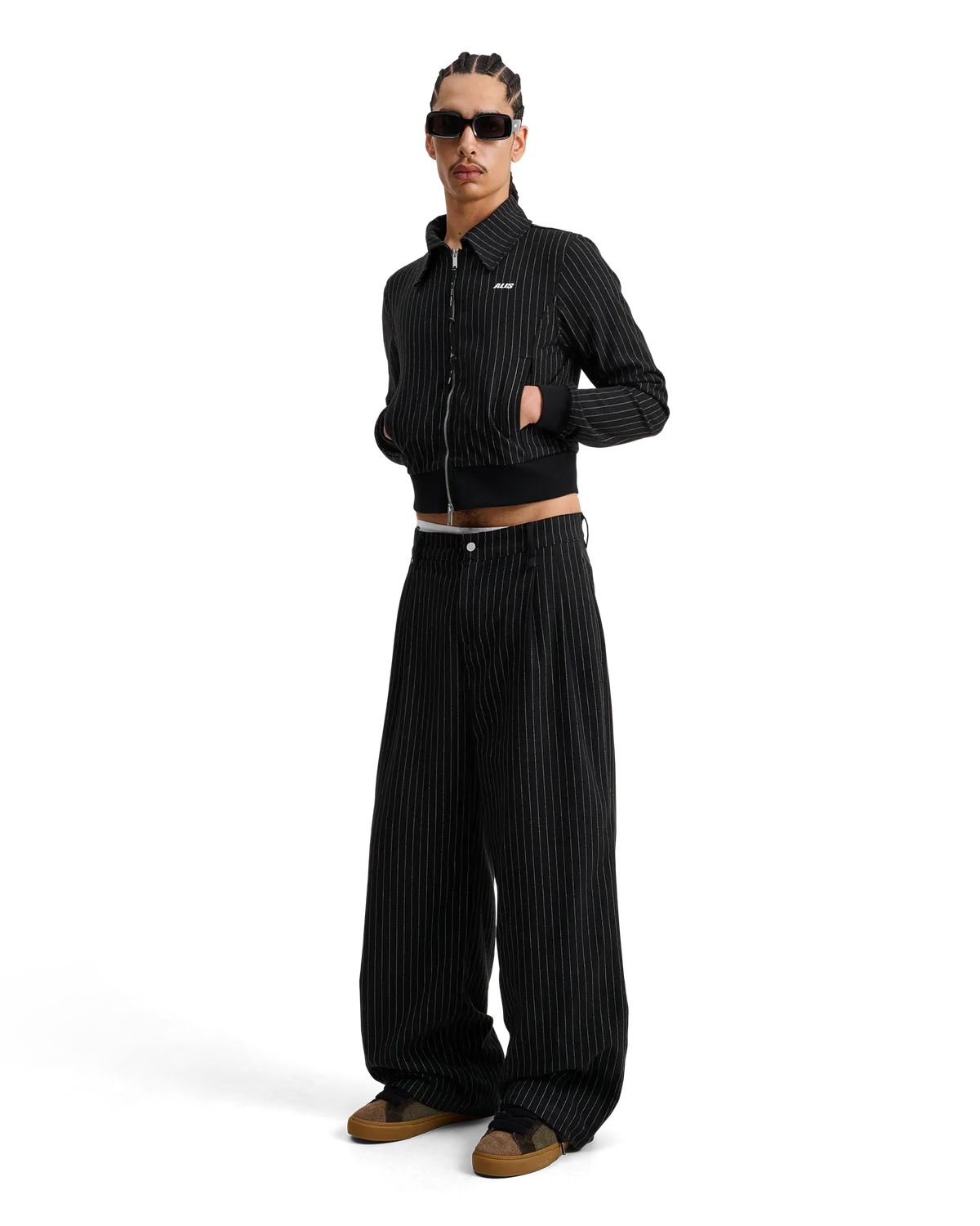 Alis Phylli chinos black pinstripe XS-XL bred