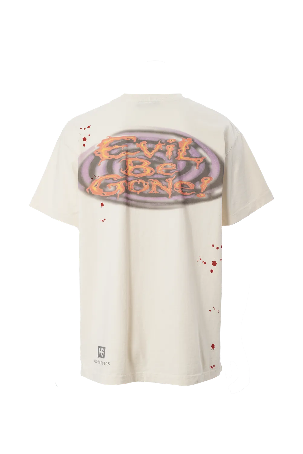 Hellstar Evil Eye T-shirt hvid bomuld jumbo print