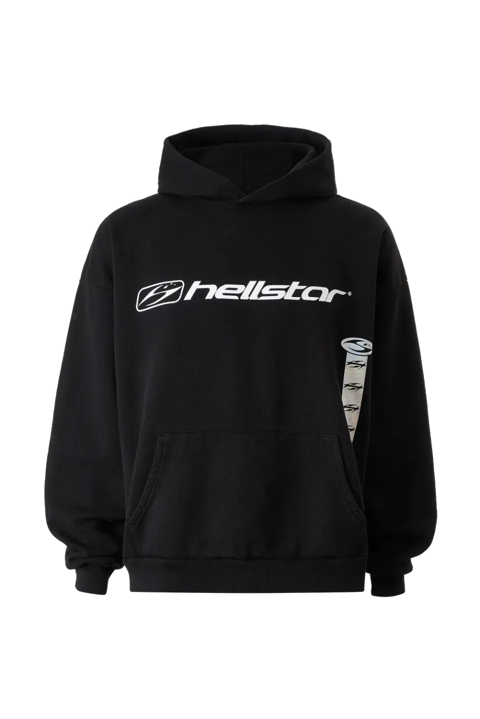 Hellstar Marathon hoodie sort oversized fleece
