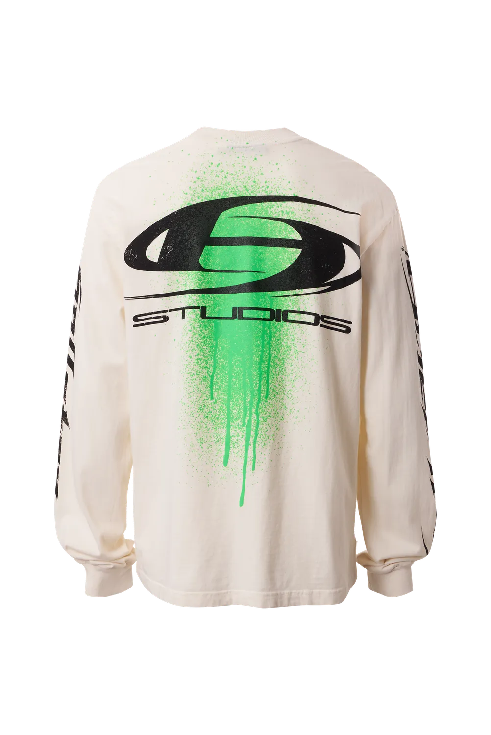 Hellstar Spray Paint HSSTU1LS01 longsleeve hvid bomuld
