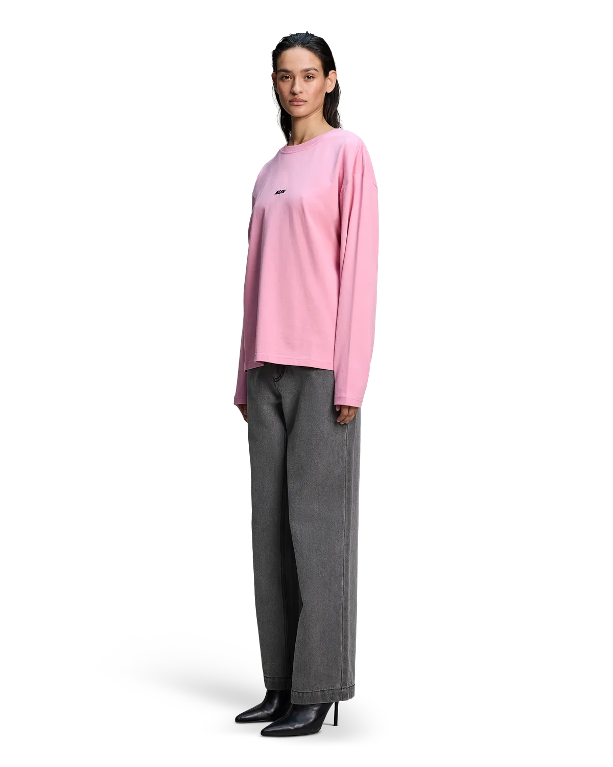 Alis Joshua langærmet t-shirt Pink regular fit