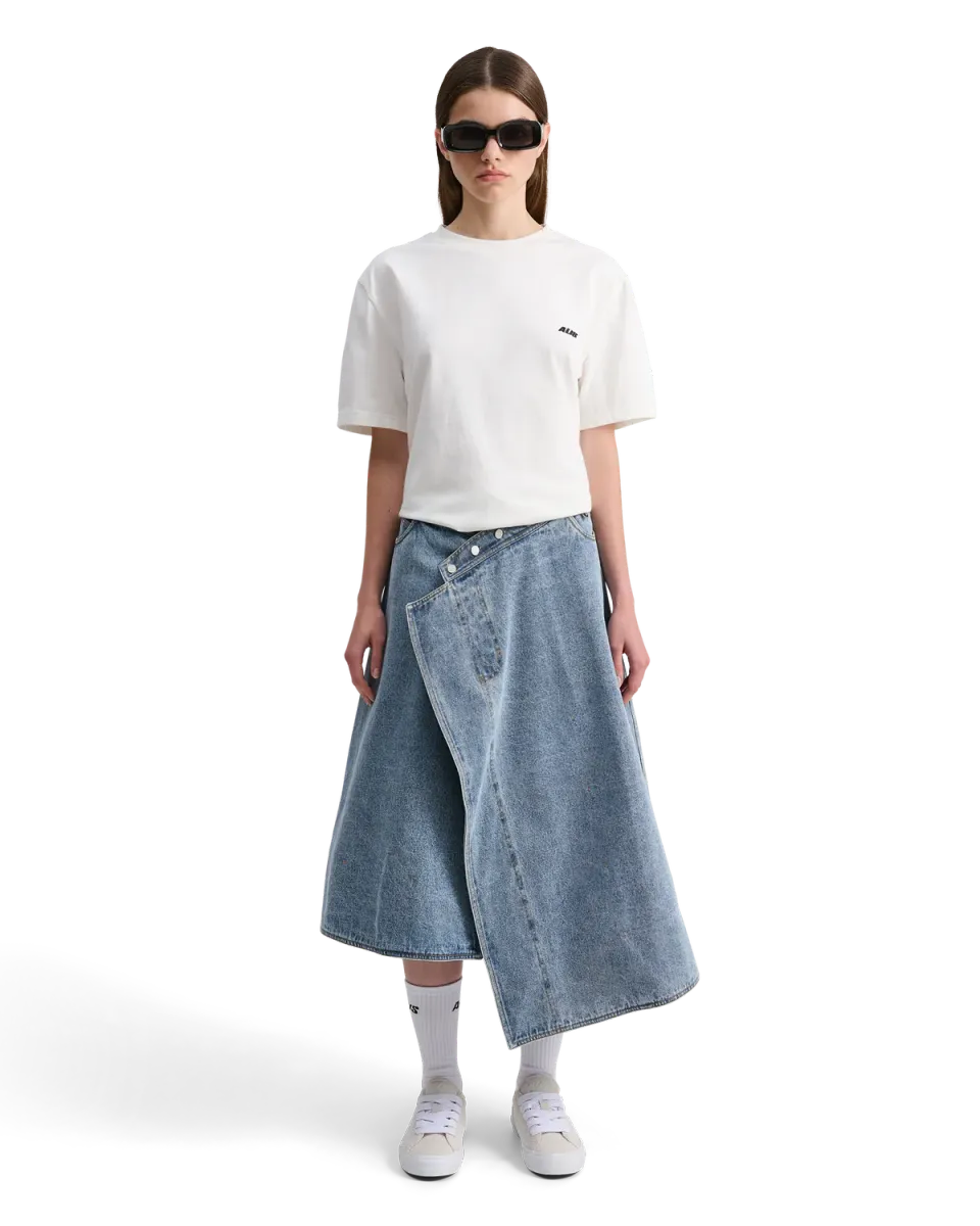 Alis Torey cropped t-shirt bomuld hvid