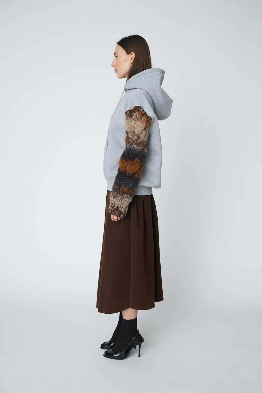 DAWNXDARE Jade 855 Soil hoodie strikærmer