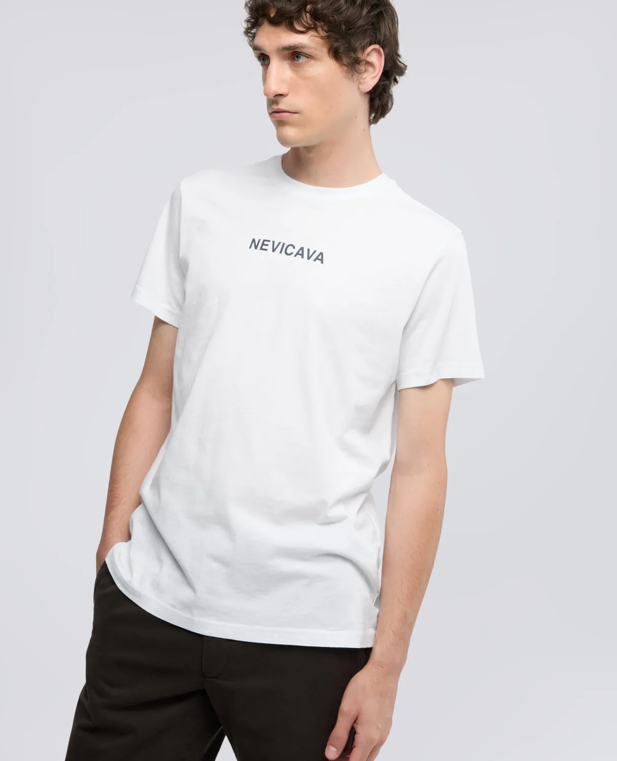 Aspesi Nevicava t-shirt hvid bomuld kort ærme
