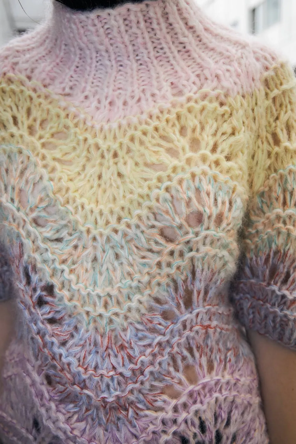 DAWNXDARE ESMA 820 strikbluse pastel mohair