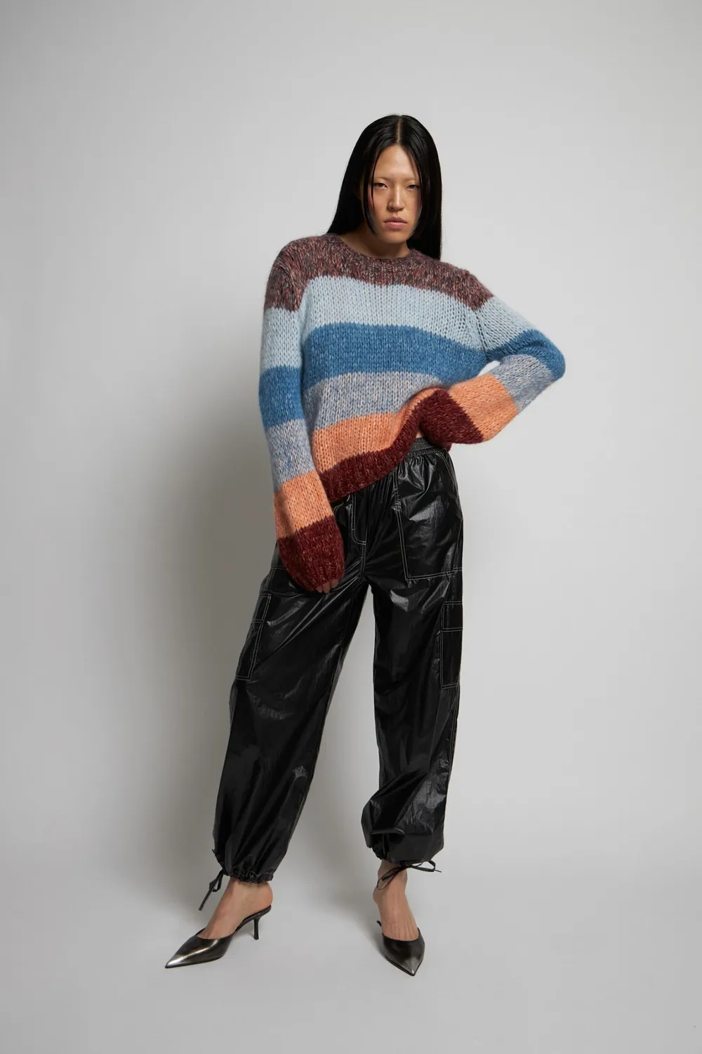 DAWNXDARE Gigi 906 striktrøje multi rainbow