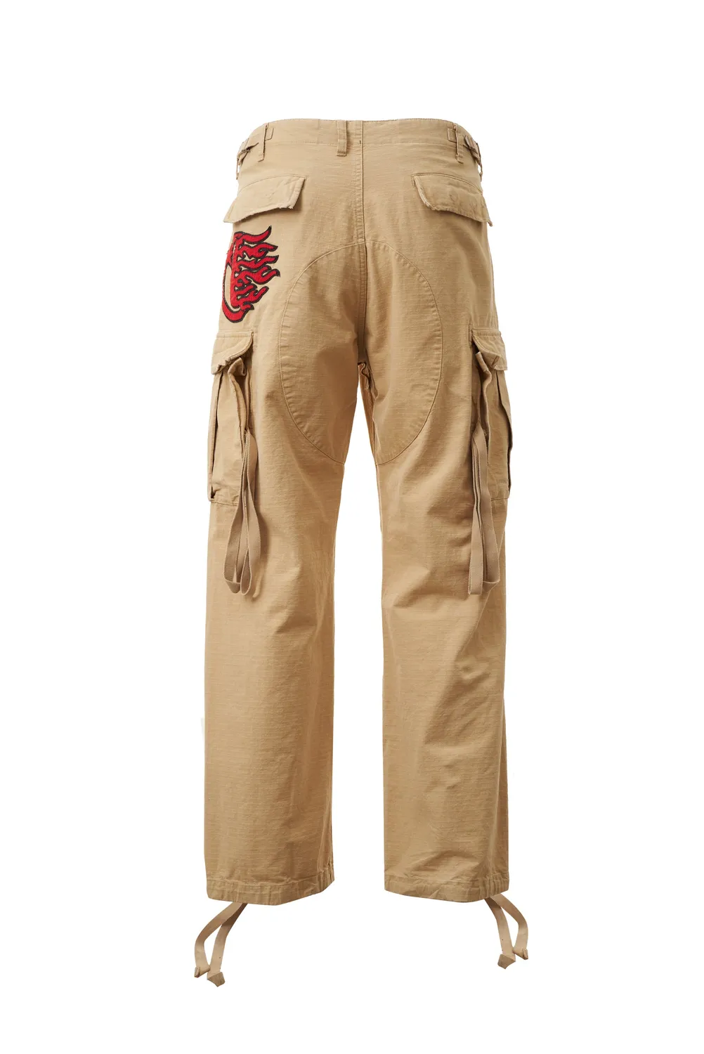 Hellstar Canvas Cargo Pants creme bomuld