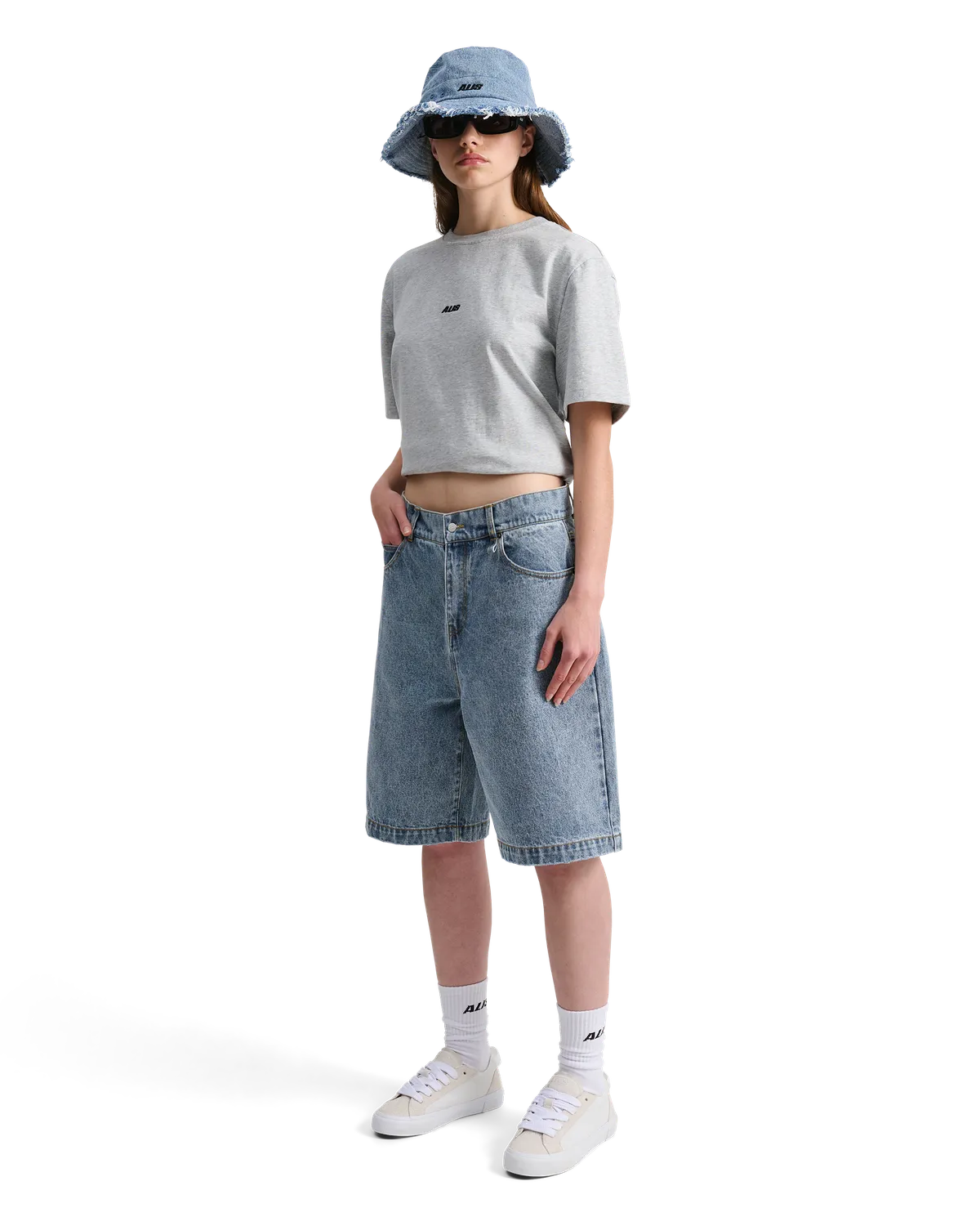 Alis Essential Birdy sokker White bomuld