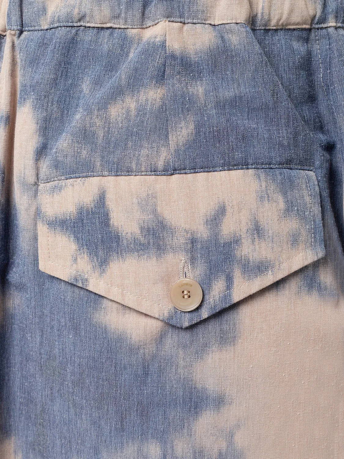 Laneus Tie Dye bukser blue/blue bomuld