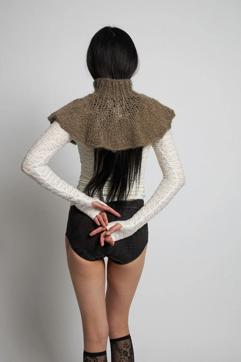 DAWNXDARE WENDY 109 cape ler mohair