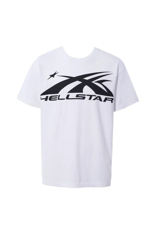 Hellstar Sports Logo T-shirt hvid vintage