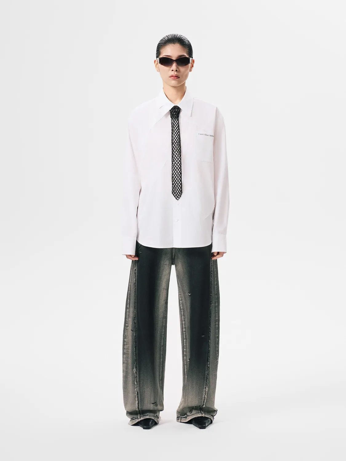 Feng Chen Wang Beaded Bamboo slips sort bambus