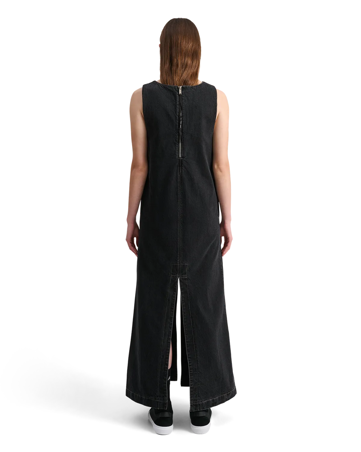 Alis Bethany A-line kjole bomuld Washed Black