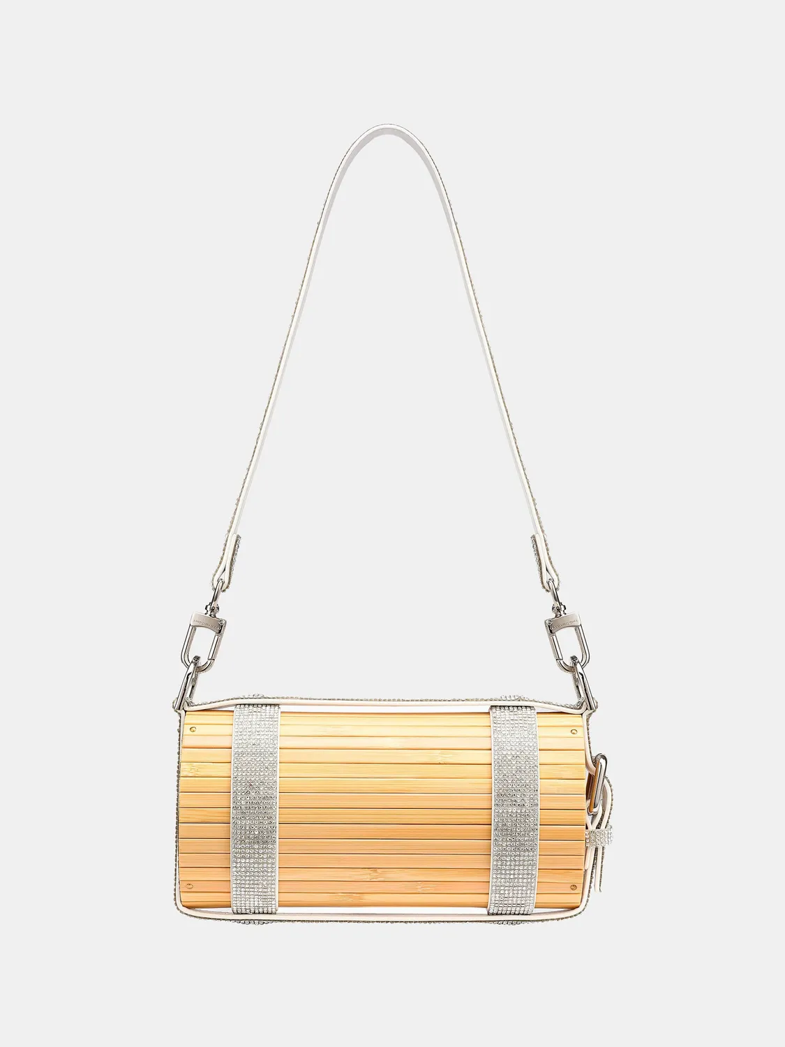 Feng Chen Wang Crystal Big Bamboo taske natur krystal