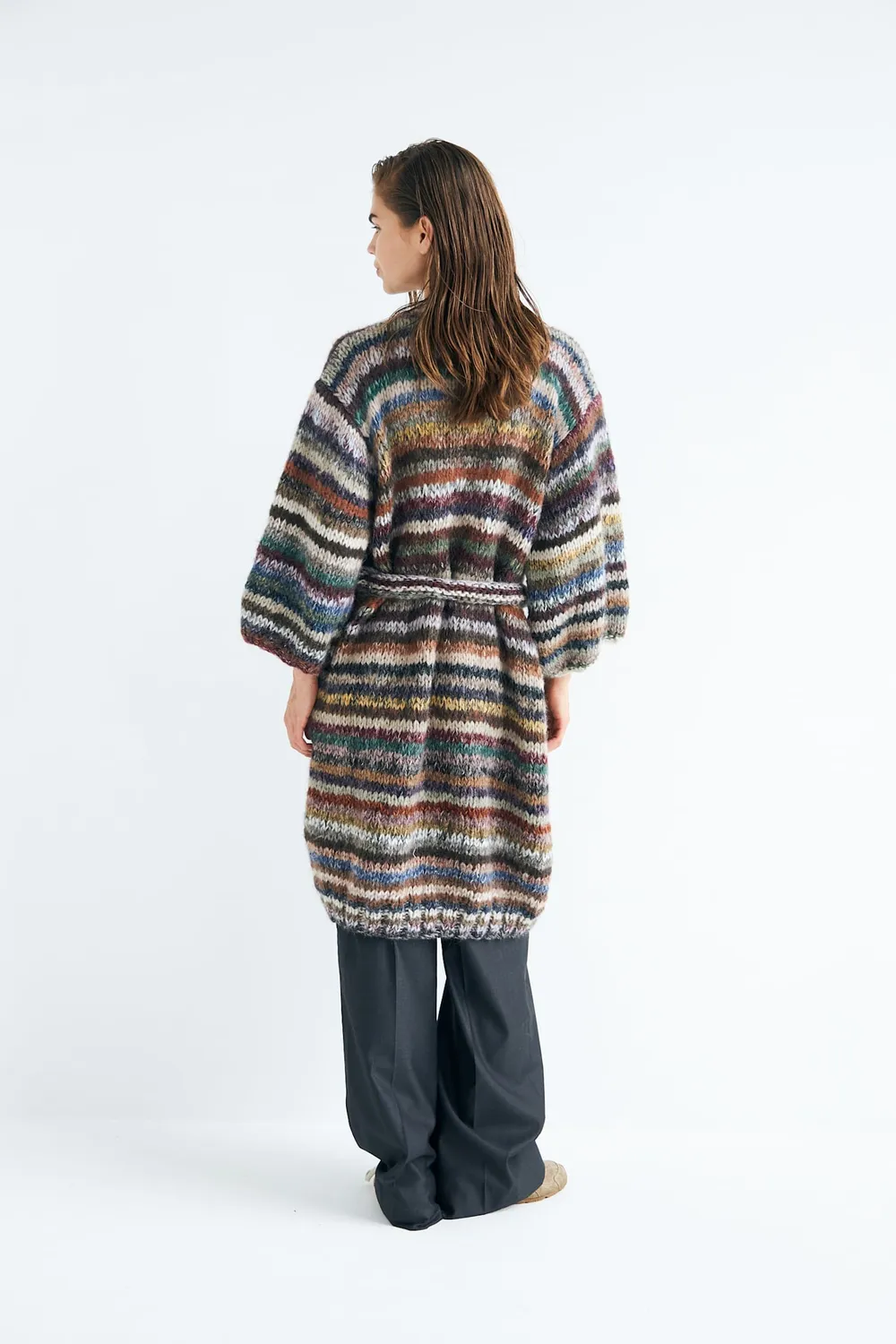 Dawn x Dare Florence cardigan 990 Dark Multi bælte