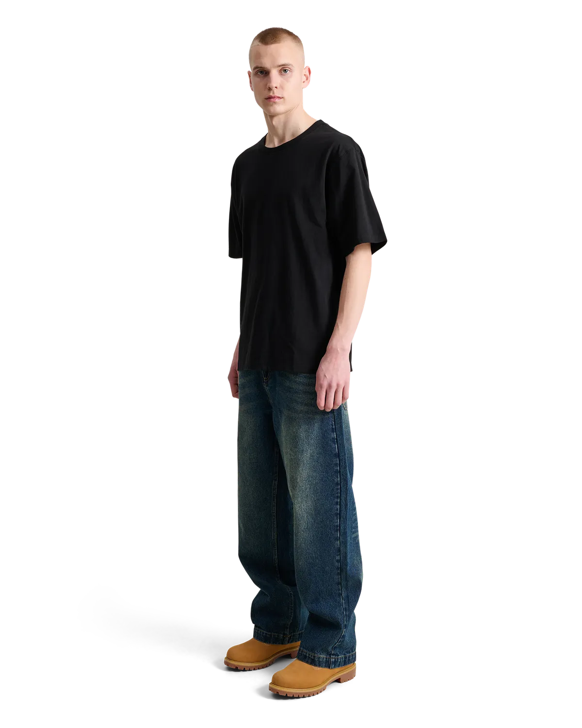 Alis Sid Oversized Fit t-shirt sort bomuld