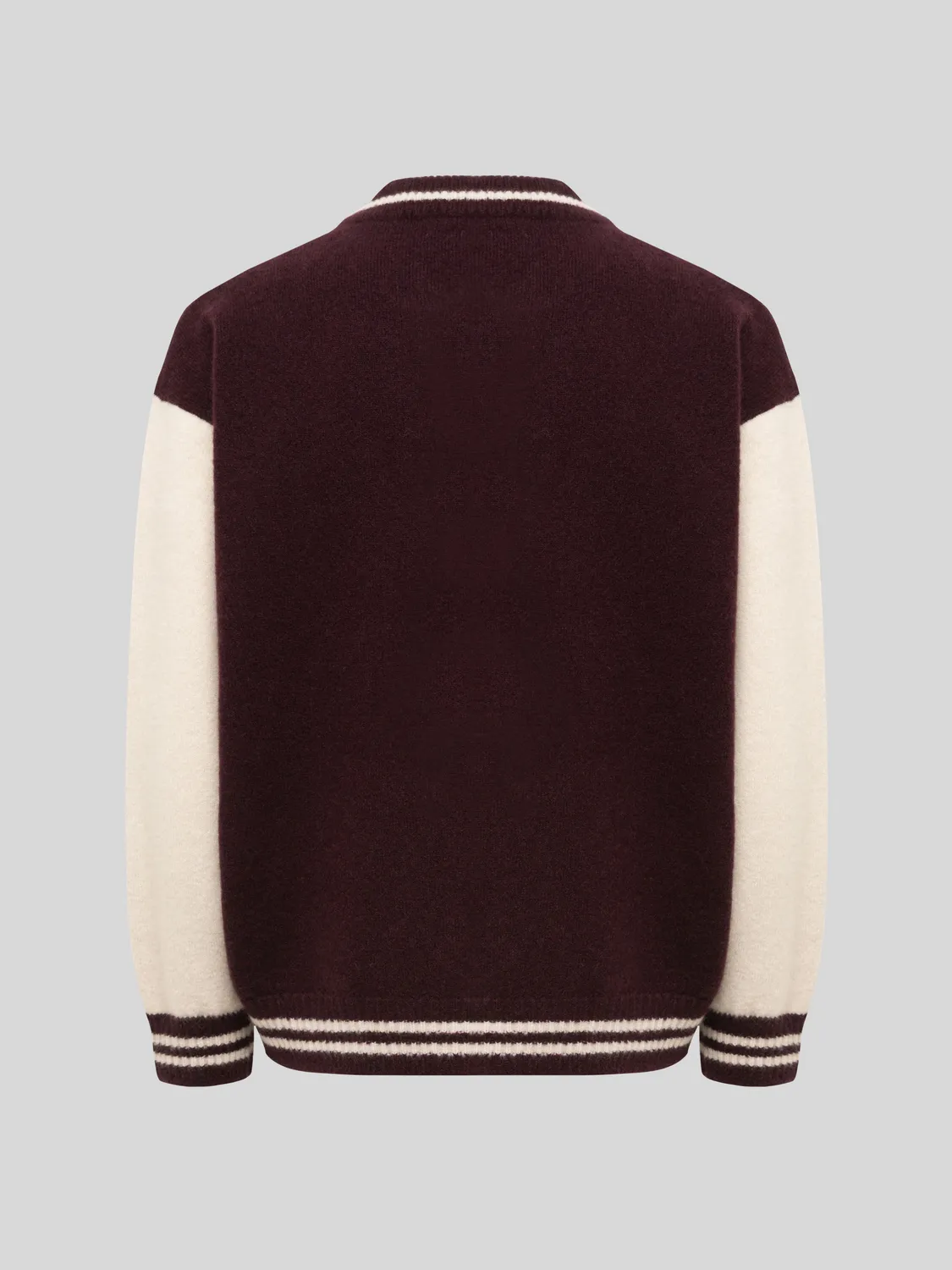 Laneus Cashmere Silk bomberjakke FIG/CREAM kashmir