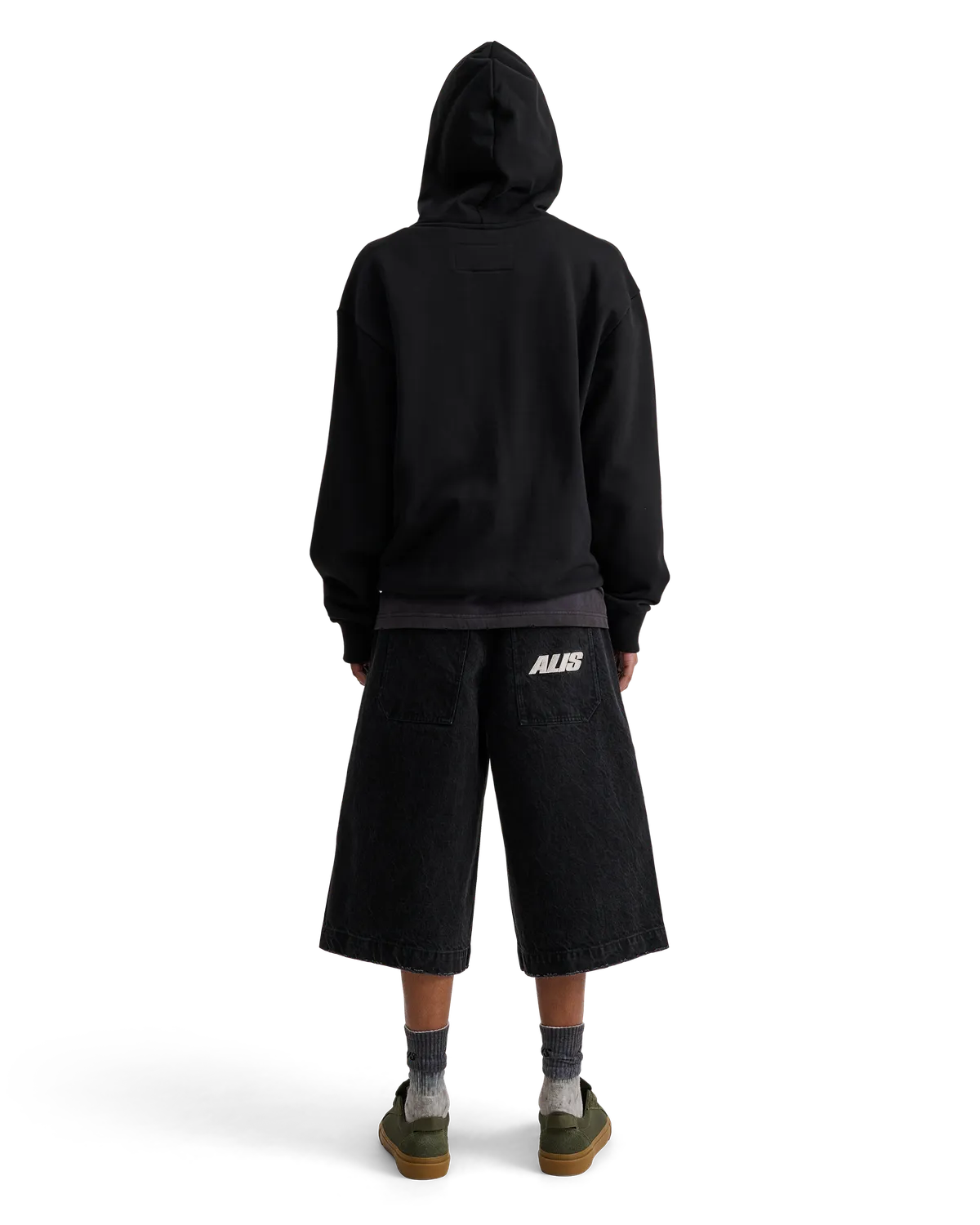 Alis Aori hoodie sort bomuld oversize XS-XXL