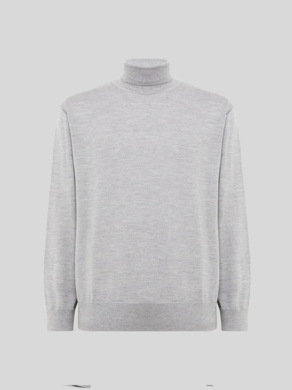 Laneus Merino Wool Turtleneck rullekrave gra uld