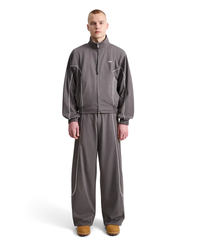 Alis Hristo Tony Fit Track Top mørkegrå bomuld