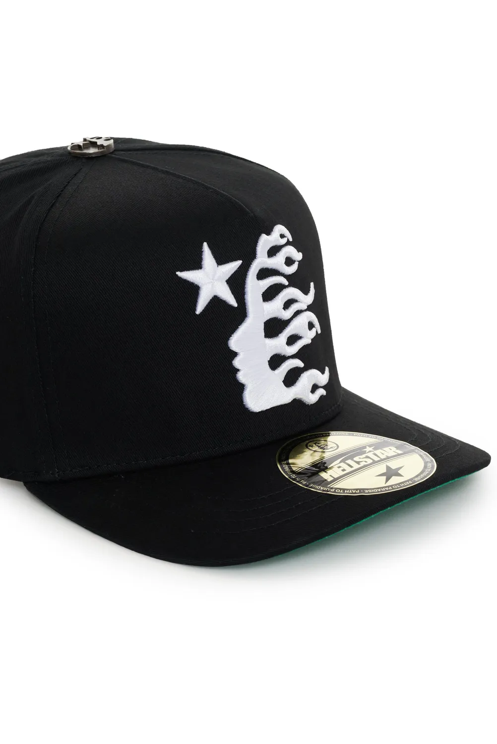 Hellstar OG Logo snapback kasket sort 6-panel