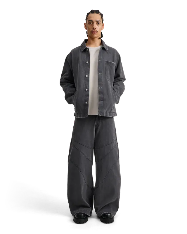 Alis Danie Barrel Denim jeans grå wide fit